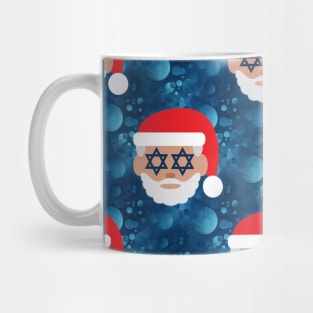 hanukkah christmukkah santa claus emoji Mug